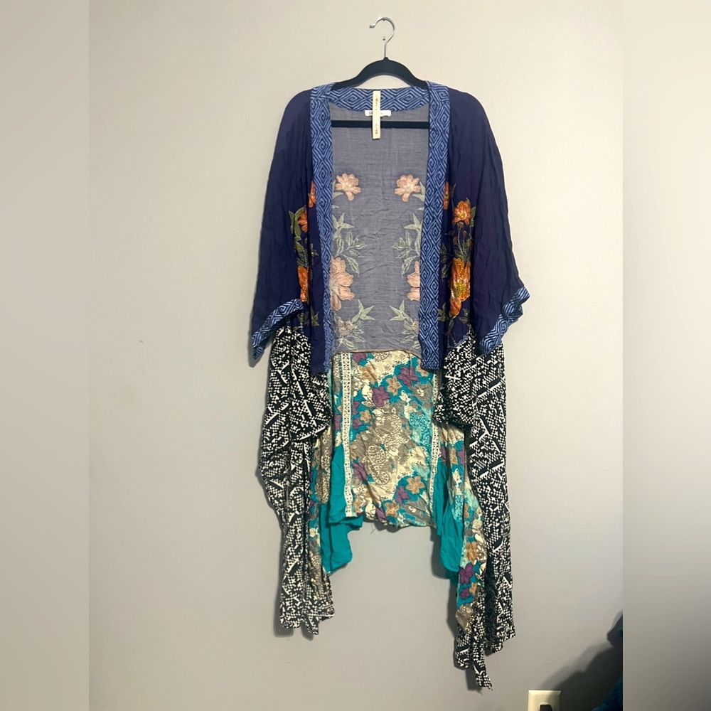 Blue and Black Cardigan | Free Size | The Morgan Factory